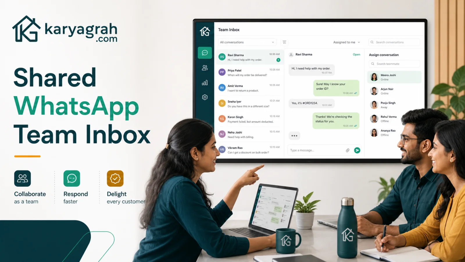 Shared WhatsApp team inbox: how it works and when your business needs one