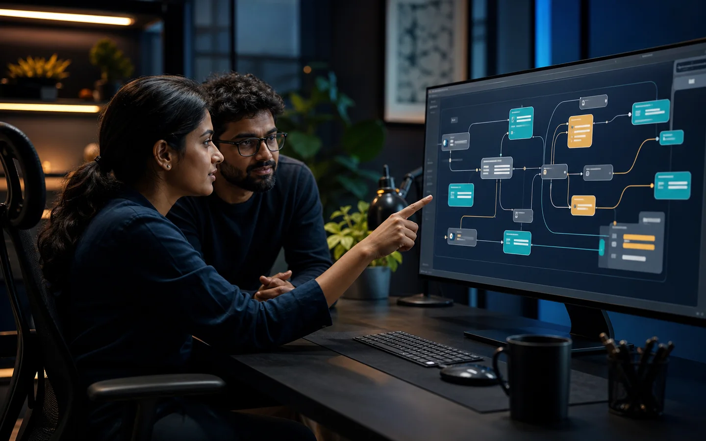 Automation & AI team at work