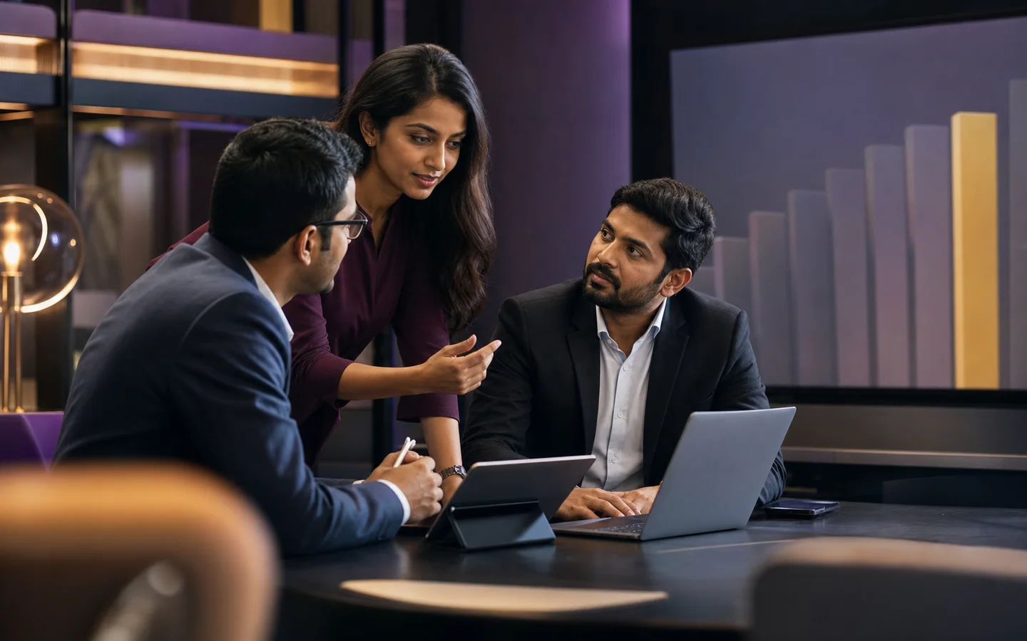 Sales CRM team at work
