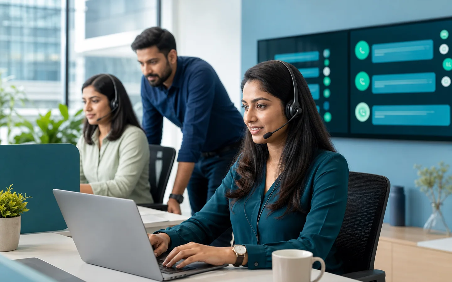 Support Hub team at work